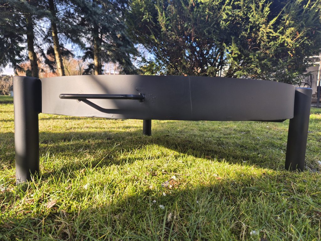 Wielkie palenisko ogrodowe 100 cm, stal 3 mm, malowane żaroodporną farbą, ręczna robota.